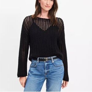 Loft open weave sweater NWT. Size small